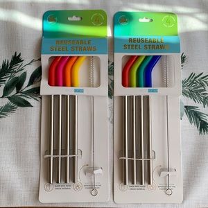 ⭐️Straws Reusable Straws Two Pack⭐️